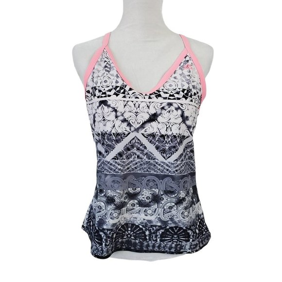 ZeroXposur Swimwear Razorback Swim Top Built-in Sports Bra w/ Cups Size 14 - Picture 1 of 5